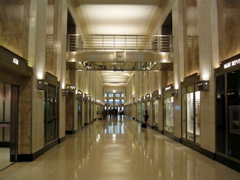 Bank of America Building lobby. Click for full size. Bank of America Building lobby image. Click for full size.