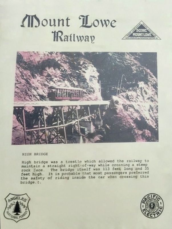 High Bridge Marker. Click for full size. High Bridge Marker image. Click for full size.
