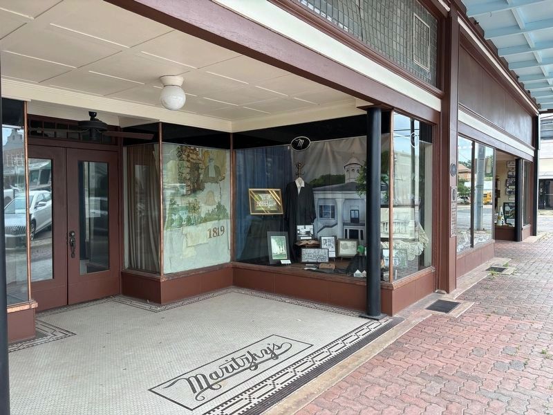 Window Exhibits at the Herbert S. Ford Museum in the Hotel Claiborne image. Click for full size.