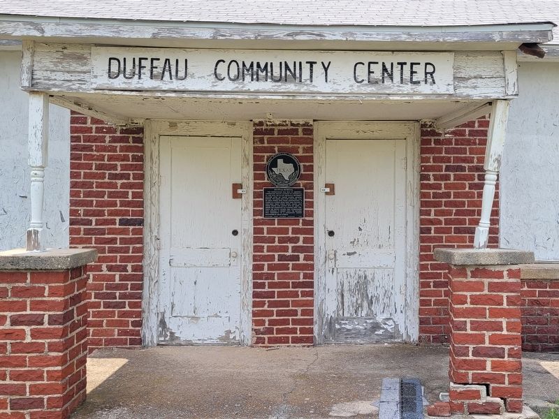 Duffau School Marker image. Click for full size.