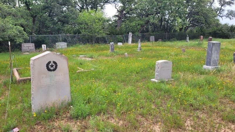 The Robert Price Marker in the Round Mountain Cemetery image. Click for full size.
