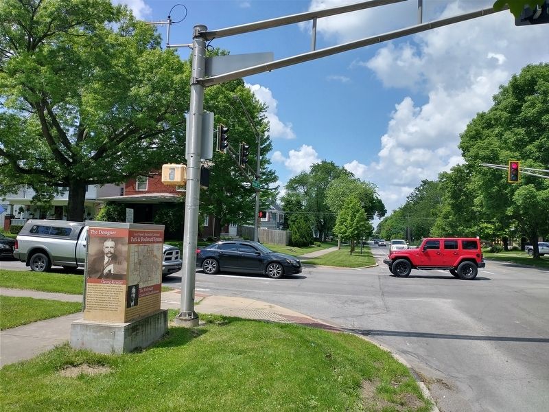 Fort Wayne�s Nationally Celebrated Park & Boulevard System Marker image. Click for full size.
