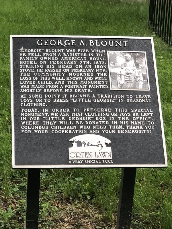 George A. Blount Marker. Click for full size. George A. Blount Marker image. Click for full size.