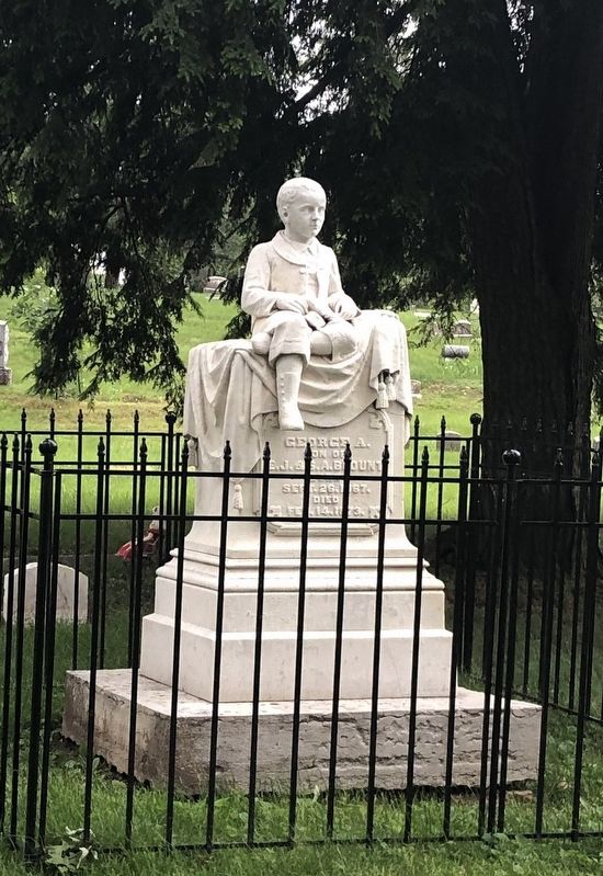 George A. Blount Monument. Click for full size. George A. Blount Monument image. Click for full size.