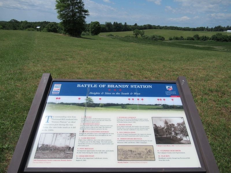 Battle of Brandy Station Marker image. Click for full size.
