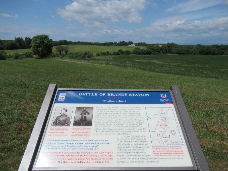 Battle of Brandy Station Marker. Click for full size. Battle of Brandy Station Marker image. Click for full size.