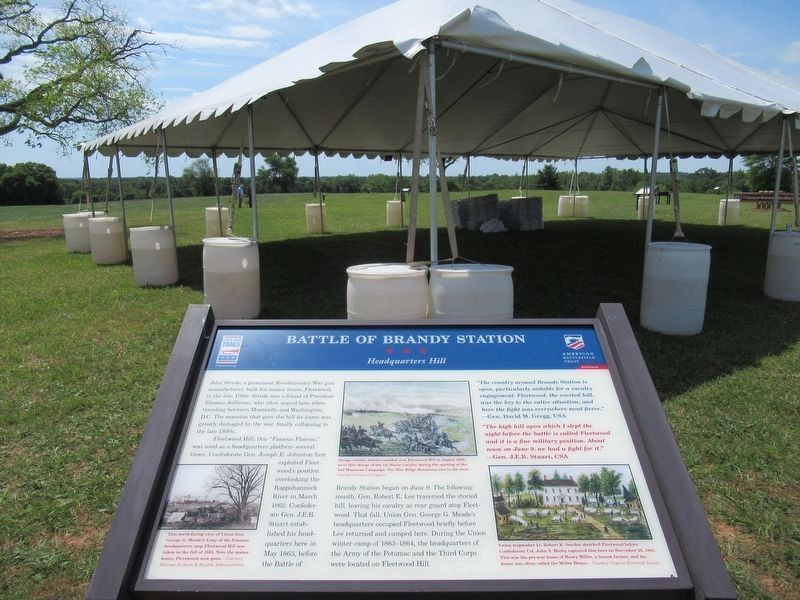 Battle of Brandy Station Marker. Click for full size. Battle of Brandy Station Marker image. Click for full size.