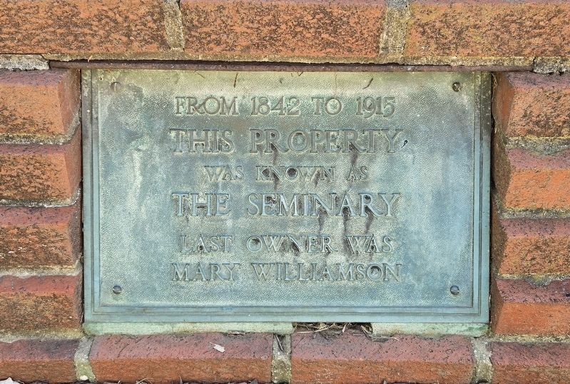 The Seminary Marker image. Click for full size.