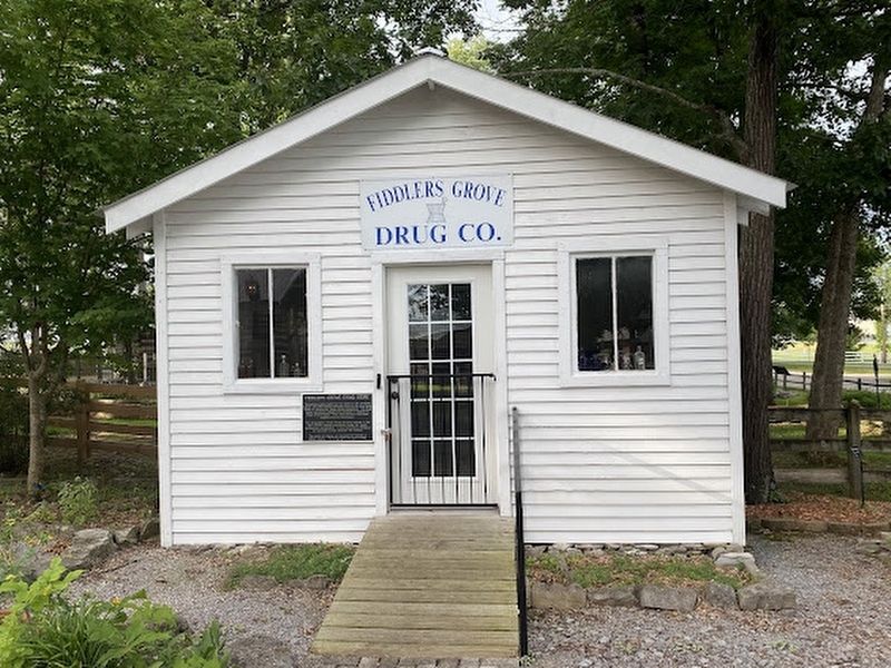 Fiddlers Grove Drug Store Marker image. Click for full size.