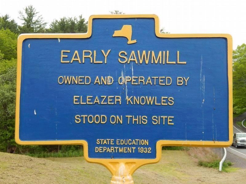 Early Sawmill Marker image. Click for full size.
