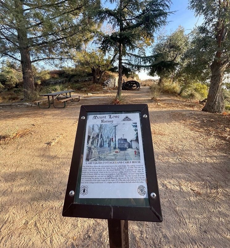 Caretaker’s Cottage and Cable House Marker. Click for full size. Caretaker’s Cottage and Cable House Marker image. Click for full size.