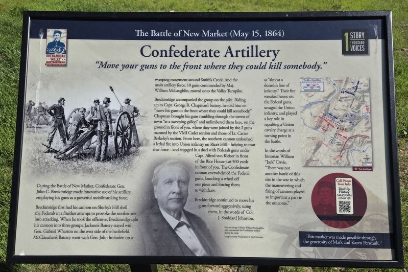 Confederate Artillery Marker image. Click for full size.