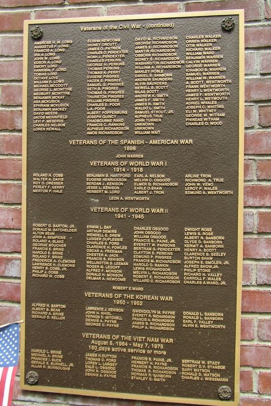 Second Plaque. Click for full size. Second Plaque image. Click for full size.