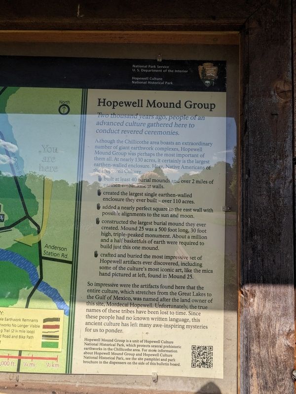 Hopewell Mound Group Marker image. Click for full size.