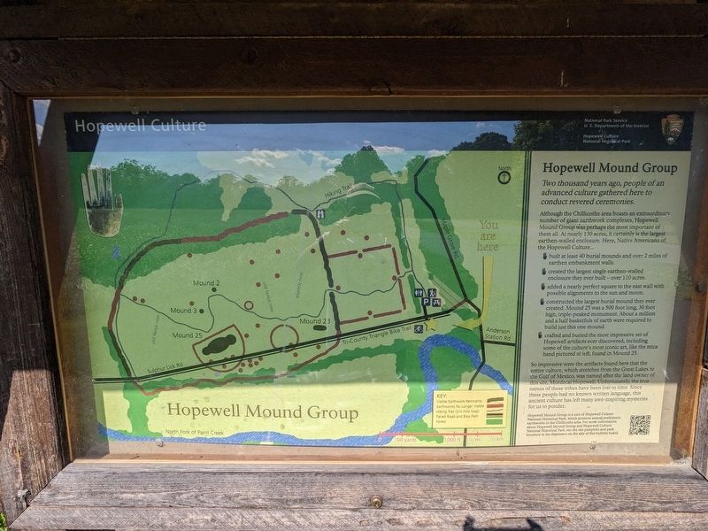 Hopewell Mound Group Marker image. Click for full size.