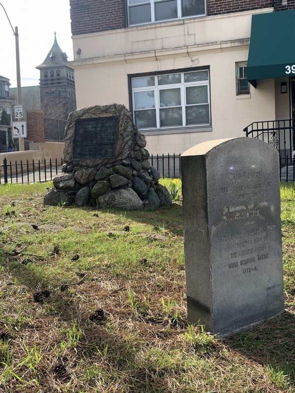 Anne Adams-Tufts Marker in Paul Revere Park image. Click for full size.
