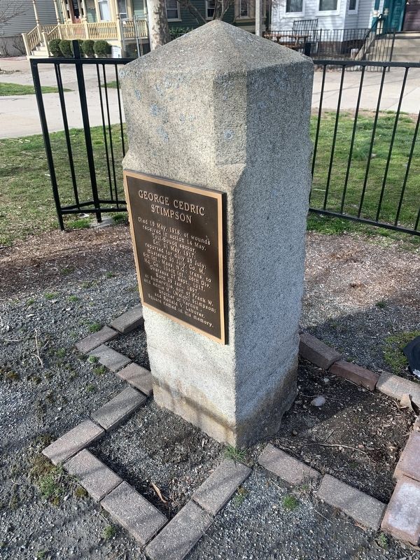 George Cedric Stimpson Marker. Click for full size. George Cedric Stimpson Marker image. Click for full size.