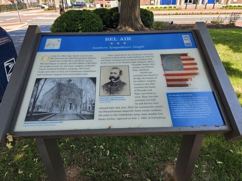 Bel Air Marker. Click for full size. Bel Air Marker image. Click for full size.