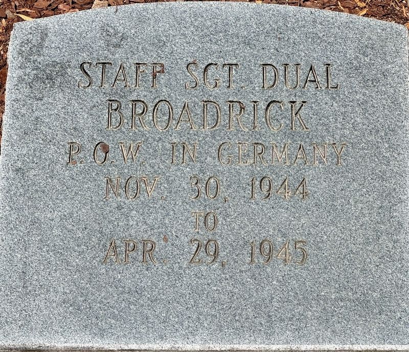 Staff Sgt. Dual Broadrick Marker. Click for full size. Staff Sgt. Dual Broadrick Marker image. Click for full size.
