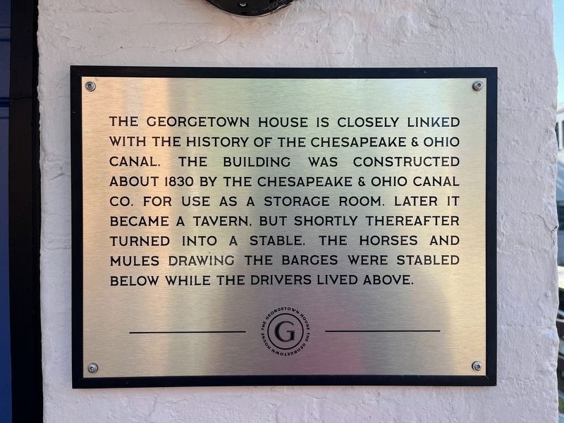 The Georgetown House Marker image. Click for full size.