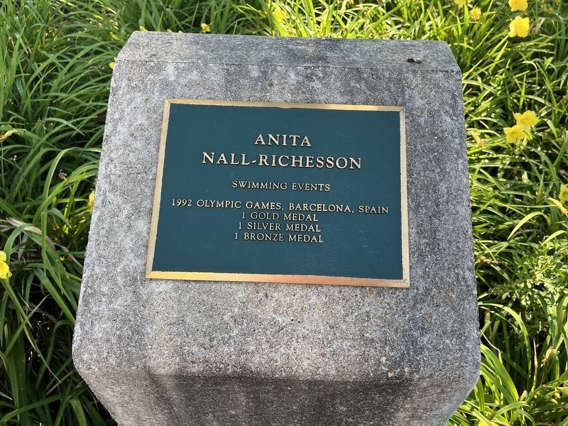 Anita Nall-Richesson plaque image. Click for full size.