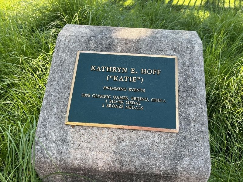 Katie Hoff plaque image. Click for full size.