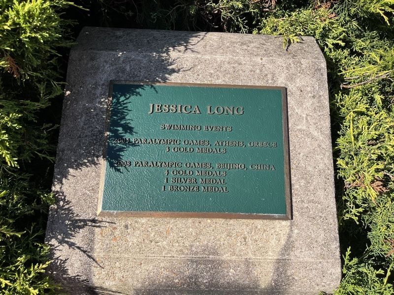 Jessica Long plaque image. Click for full size.