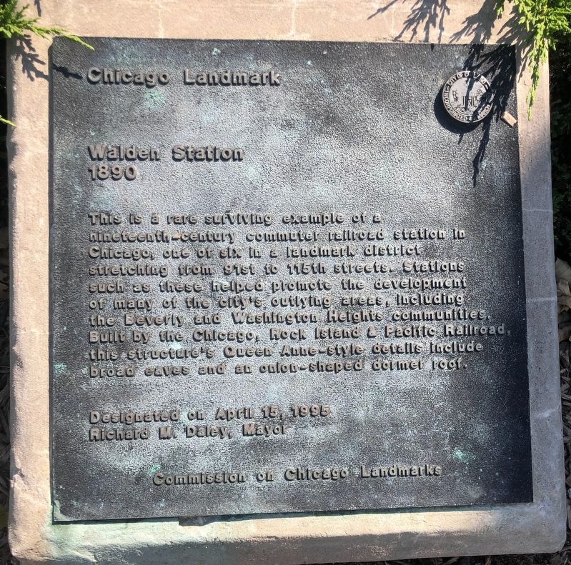 Walden Station Marker. Click for full size. Walden Station Marker image. Click for full size.