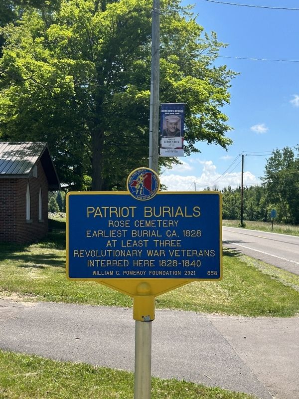 Patriot Burials Marker. Click for full size. Patriot Burials Marker image. Click for full size.