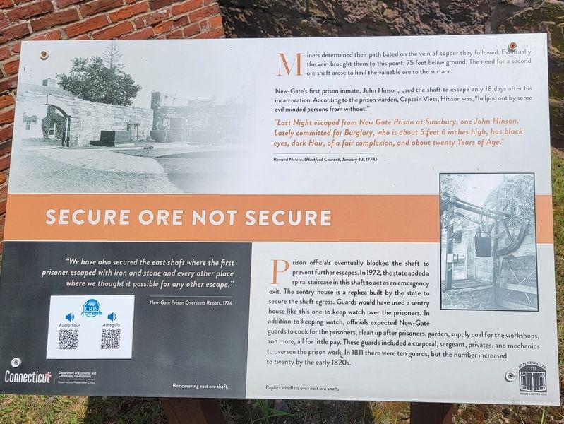Secure Ore Not Secure Marker. Click for full size. Secure Ore Not Secure Marker image. Click for full size.