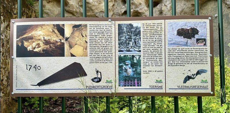 Plenkertgroeve / Plenkert Quarry Marker image. Click for full size.