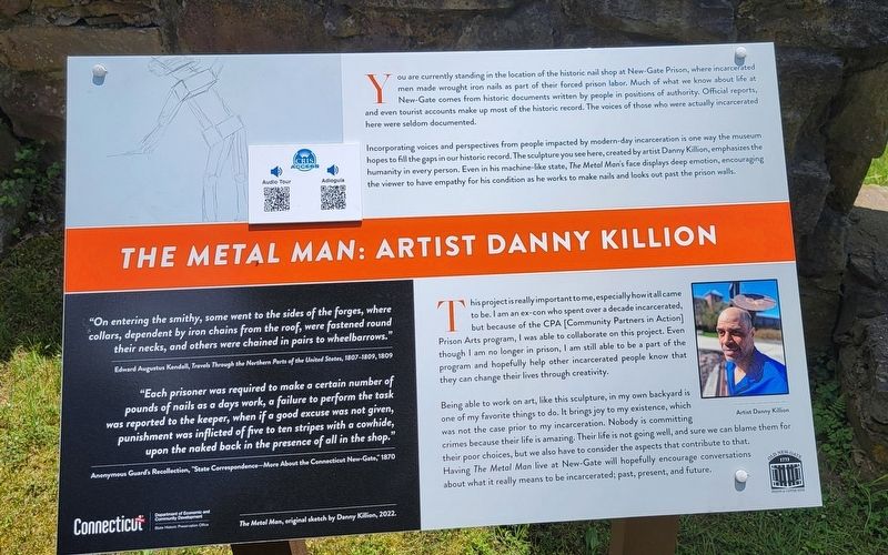 The Metal Man Marker. Click for full size. The Metal Man Marker image. Click for full size.