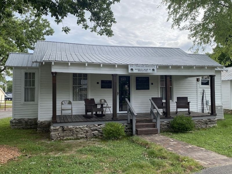 World War Two Second Army Maneuvers Museum Director Headquarters, Cumberland University Marker. Click for full size. World War Two Second Army Maneuvers Museum Director Headquarters, Cumberland University Marker image. Click for full size.