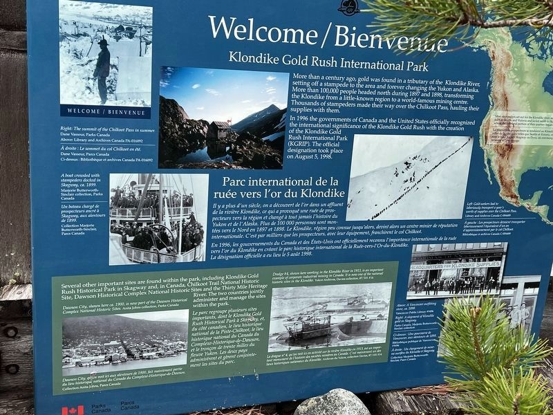 Welcome / Bienvenue Marker. Click for full size. Welcome / Bienvenue Marker image. Click for full size.