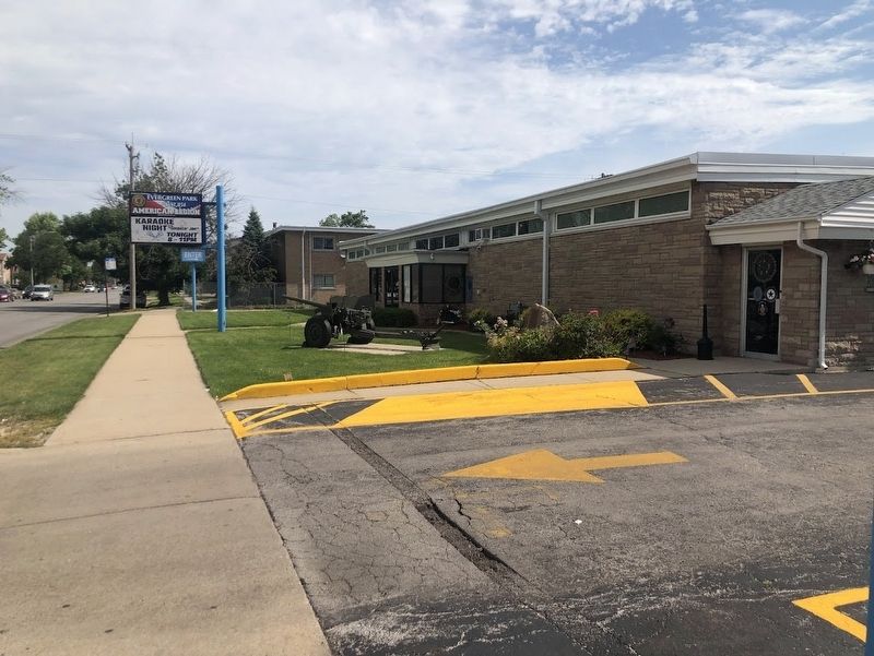 Evergreen Park American Legion post. Click for full size. Evergreen Park American Legion post image. Click for full size.