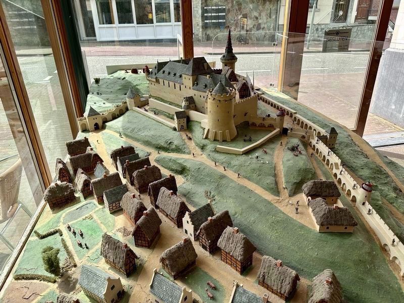 Valkenburg town and castle model image. Click for full size.