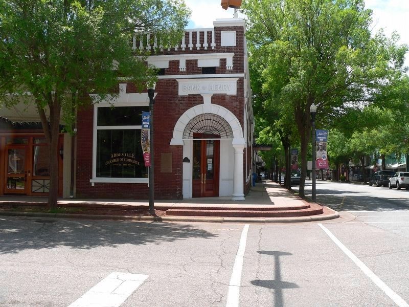 History of the Bank of Henry Marker image. Click for full size.