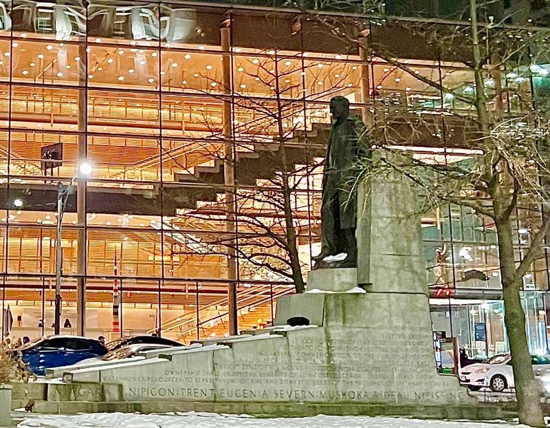 Sir Adam Beck Memorial in Toronto. Click for full size. Sir Adam Beck Memorial in Toronto image. Click for full size.