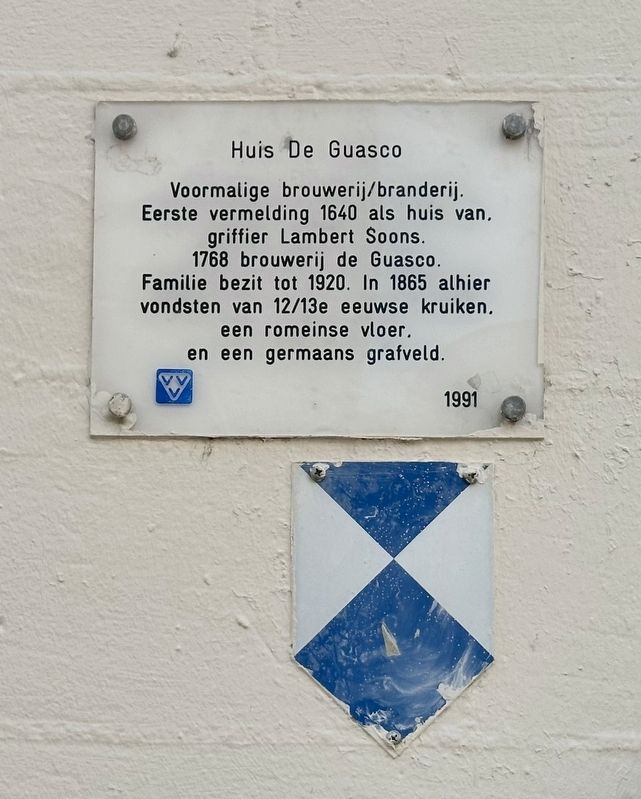 Huis De Guasco Marker. Click for full size. Huis De Guasco Marker image. Click for full size.