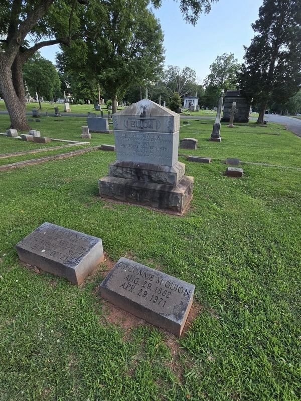 Connie M. Guion grave site image. Click for full size.