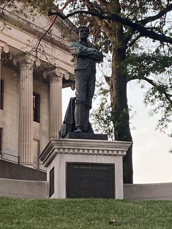 Sam Davis of Tennessee Marker. Click for full size. Sam Davis of Tennessee Marker image. Click for full size.