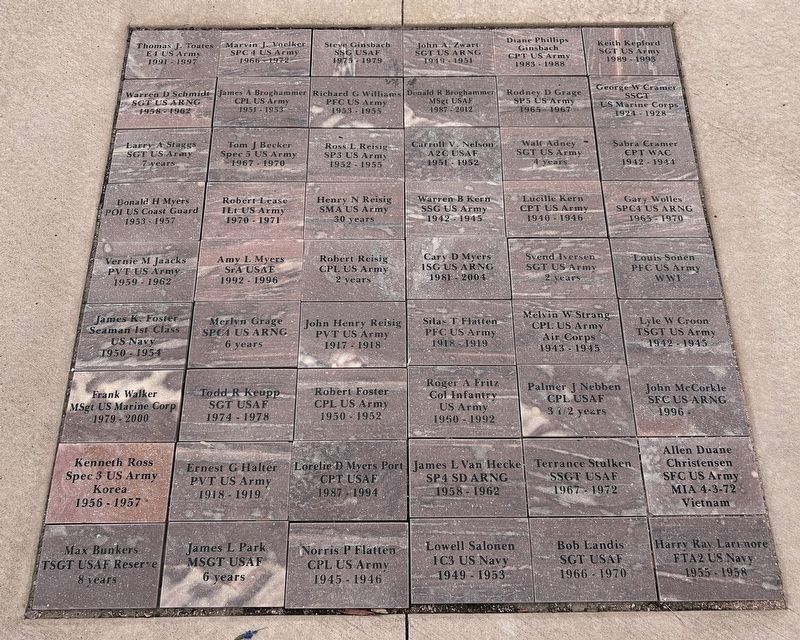 Veteran Pavers, Section 2. Click for full size. Veteran Pavers, Section 2 image. Click for full size.