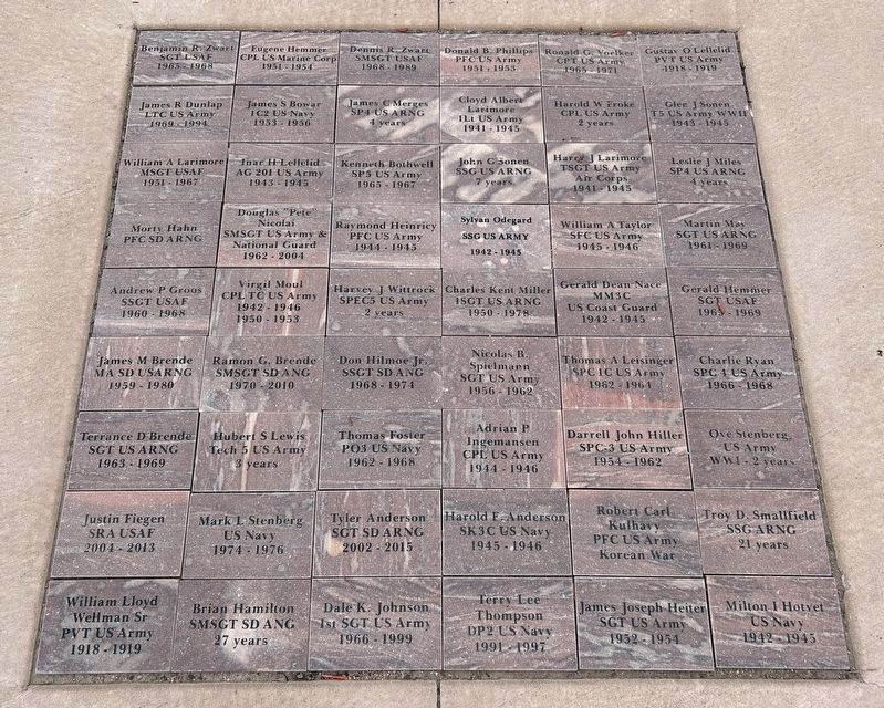 Veteran Pavers, Section 3. Click for full size. Veteran Pavers, Section 3 image. Click for full size.