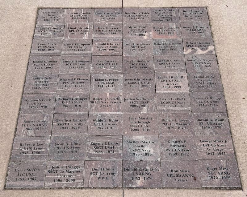 Veteran Pavers, Section 4. Click for full size. Veteran Pavers, Section 4 image. Click for full size.