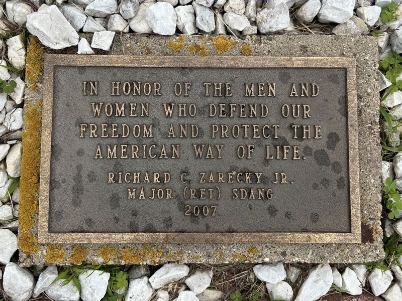 Flagpole Memorial Marker. Click for full size. Flagpole Memorial Marker image. Click for full size.