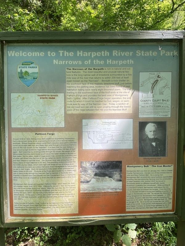 Narrows of the Harpeth Marker. Click for full size. Narrows of the Harpeth Marker image. Click for full size.