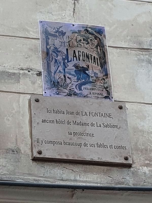 Jean de la Fontaine Marker image. Click for full size.