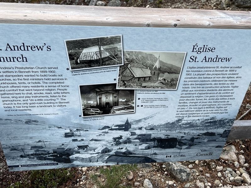 St. Andrew's Church Marker image. Click for full size.