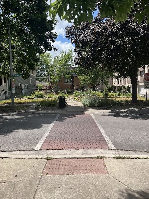 "Kajuk" and the nearby community garden. Click for full size. "Kajuk" and the nearby community garden image. Click for full size.