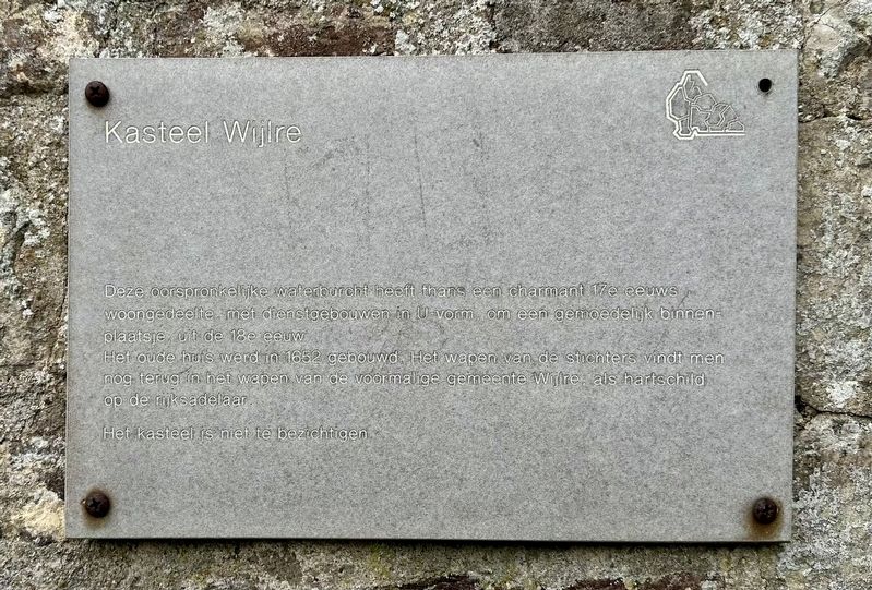 Kasteel Wijlre Marker. Click for full size. Kasteel Wijlre Marker image. Click for full size.